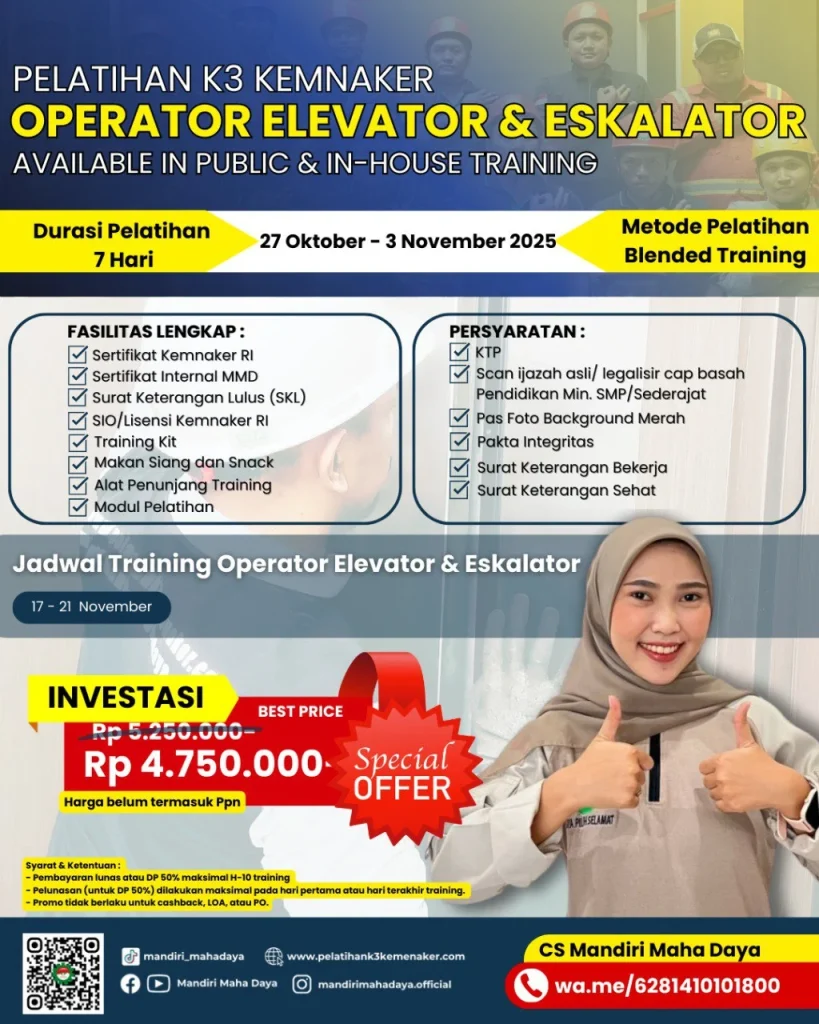 Operator Elevator dan Eskalator