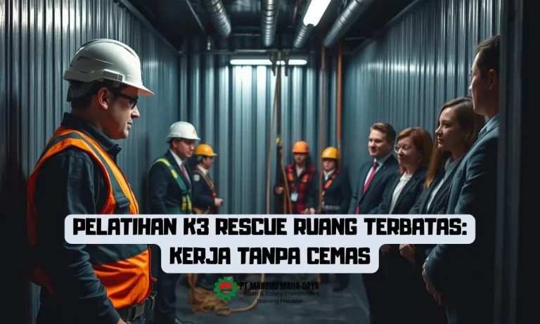 Pelatihan K3 Rescue Ruang Terbatas