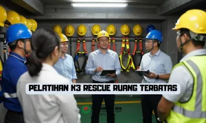 Pelatihan K3 Rescue Ruang Terbatas