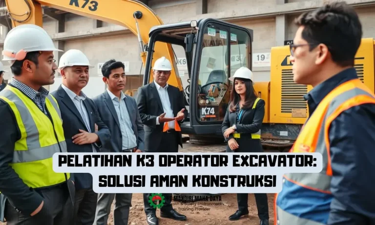 Pelatihan K3 Operator Excavator
