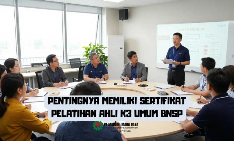 Pelatihan Ahli K3 Umum BNSP